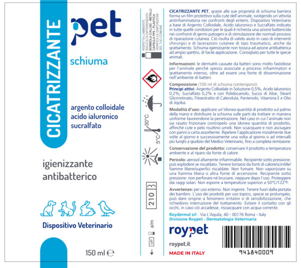 Cicatrizzante Pet Schiuma - immagine 2
