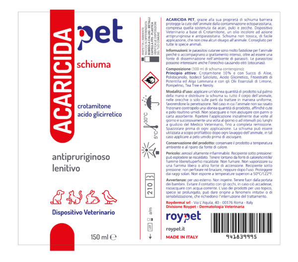 Acaricida Pet Schiuma - immagine 2