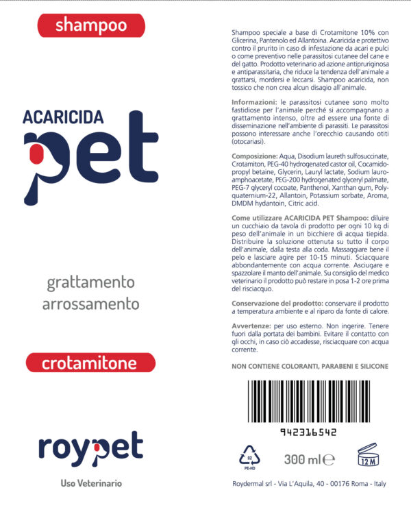 Acaricida Pet Shampoo - immagine 2